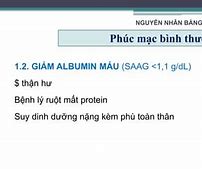 Tại Sao Giảm Albumin Gây Phù